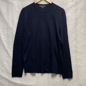 Michael Kors Men's Crew Neck Sweater Navy Blue Long Sleeve Size M Pullover